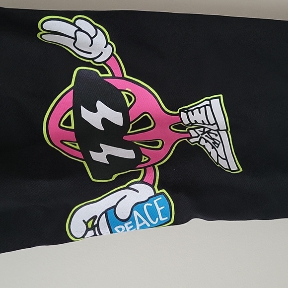 Bershka Men's Black Graffiti Jeans- Size 32 - Picture 6 of 12